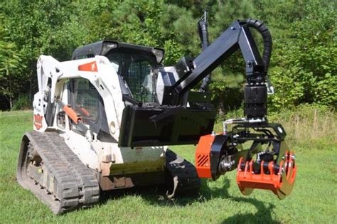 grapple for bobcat skid steer|bobcat skid steer fork attachment.